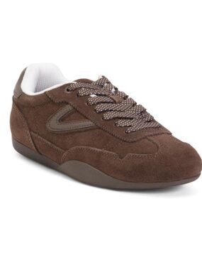 Tretorn Brown Suede Casual Sneakers
